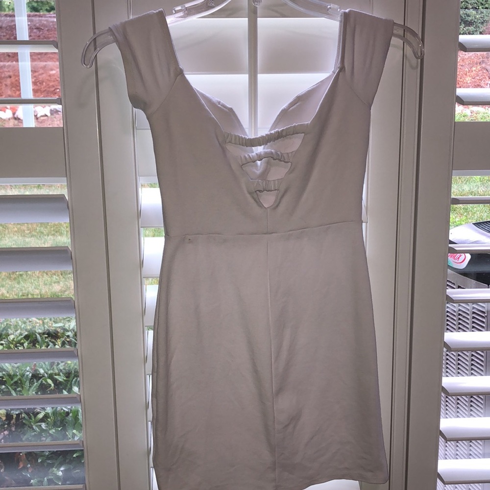 White Mini Dress - Picture 2 of 5